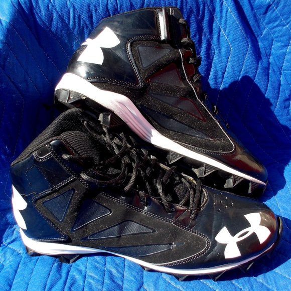 Under Armour Black Cleats - Size 13 - Picture 2 of 7
